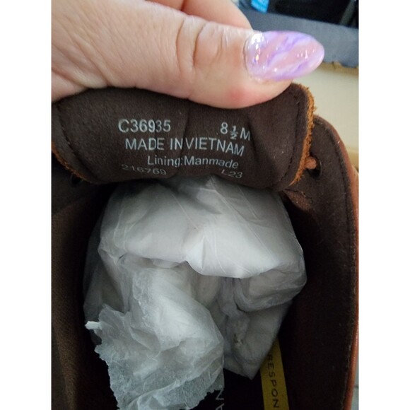 Cole Haan,Grand+ Plain Toe Oxford Mens Size 8.5 M British Tan Leather Shoes - Picture 9 of 9